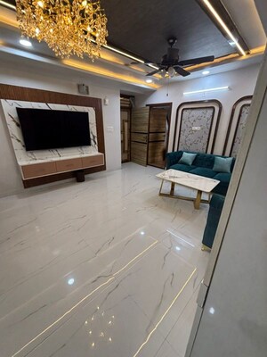 Living Room in 4 BHK Apartment at Mansarovar – for Sale