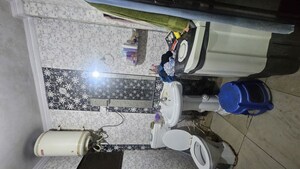 Washroom in 2 BHK Apartment at Dilshad Colony – for Sale