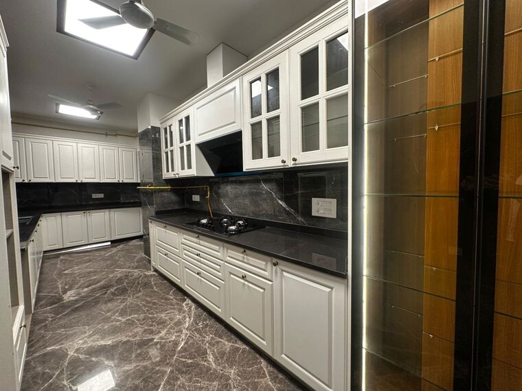 Kitchen, defence colony 4 Bedroom 400 Sq.Yd. Builder Floor In Defence Colony Delhi 10288565