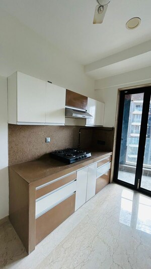 Kitchen in 3 BHK Apartment at Rustomjee Oriana, Bandra East – for Rent