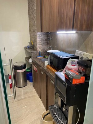 Kitchen in  Office Space at Lower Parel – for Rent