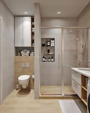 Bathroom in 3 BHK Apartment at Kharar Road – for Sale