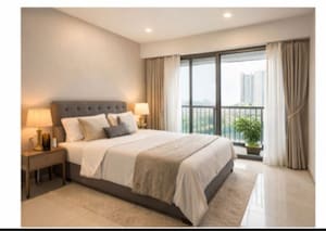 Bedroom in 2 BHK Apartment at Lodha Amara, Kolshet Road – for Rent