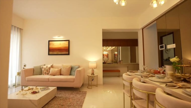 Living Room, godrej-exquisite 3 Bedroom 1012 Sq.Ft. Apartment In Ghodbunder Road Thane 10288528