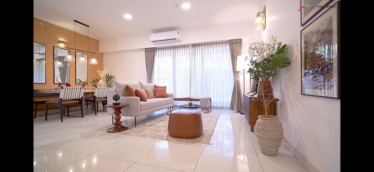 Living Room, godrej-woodscapes 3 Bedroom 1907 Sq.Ft. Apartment In Budigere Cross Bangalore 10288700