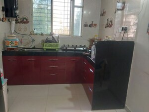 Kitchen in 2 BHK Apartment at Aditya Complex, Pimple Nilakh – for Rent