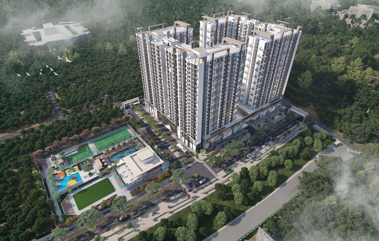 Exterior View, undri 2 Bedroom 819 Sq.Ft. Apartment In Undri Pune 10288689