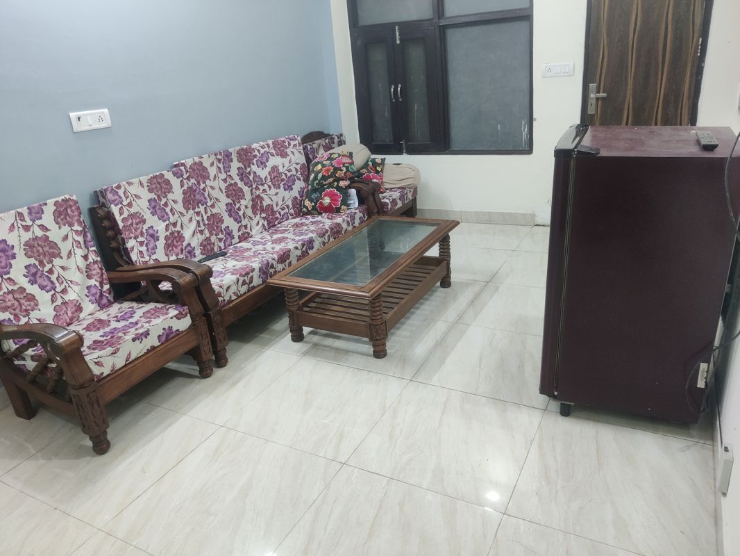 Living Room in 2 BHK Builder Floor at Hark Sai Homes, Sector 49 – for Sale