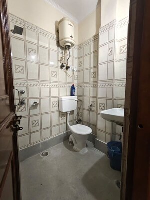 Bathroom in 1 BHK Builder Floor at East Of Kailash – for Rent