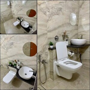 Bathroom in 3 BHK Apartment at LnT Elixir Reserve, Powai – for Sale