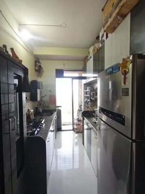 Kitchen in 2 BHK Apartment at Coral Heights, Kavesar – for Rent