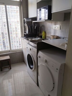 Kitchen in 2 BHK Apartment at JP Unity Tower, Lower Parel – for Rent