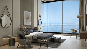 Bedroom in 2 BHK Apartment at LnT Island Cove, Mahim – for Sale