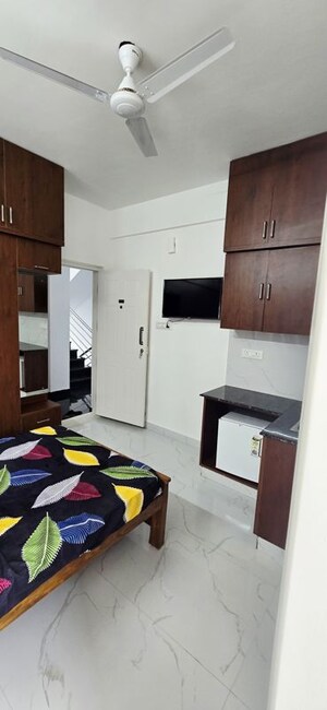 Kitchen in 1 RK Apartment at Doddanekundi – for Rent