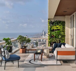 Balcony in 3 BHK Apartment at LnT Island Cove, Mahim – for Sale