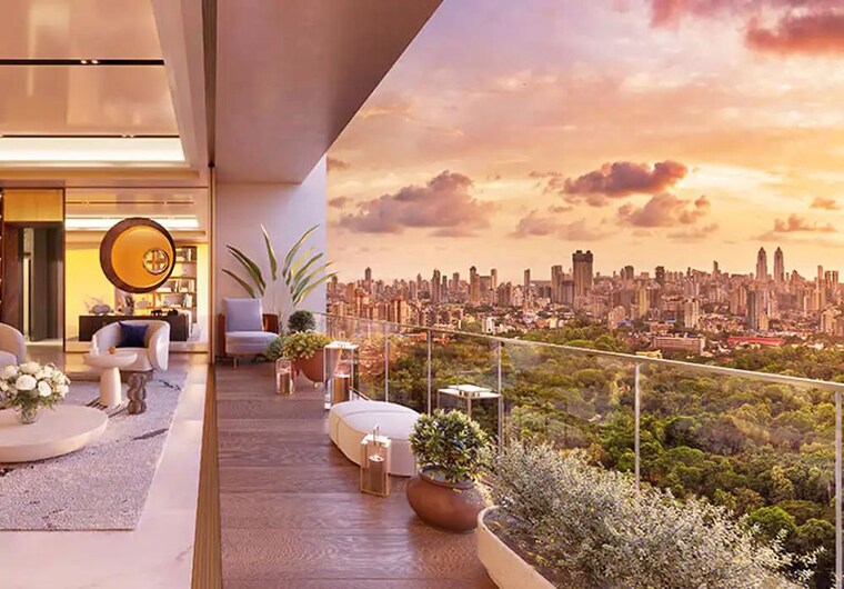 Balcony, lnt-island-cove 2 Bedroom 1200 Sq.Ft. Apartment In Mahim Mumbai 10289672