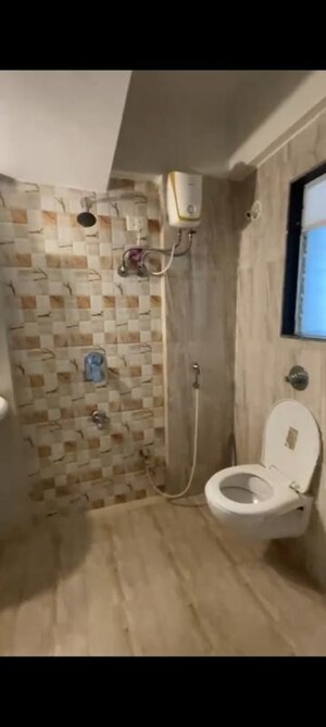 Bathroom in 3 BHK Apartment at Goregaon West – for Rent