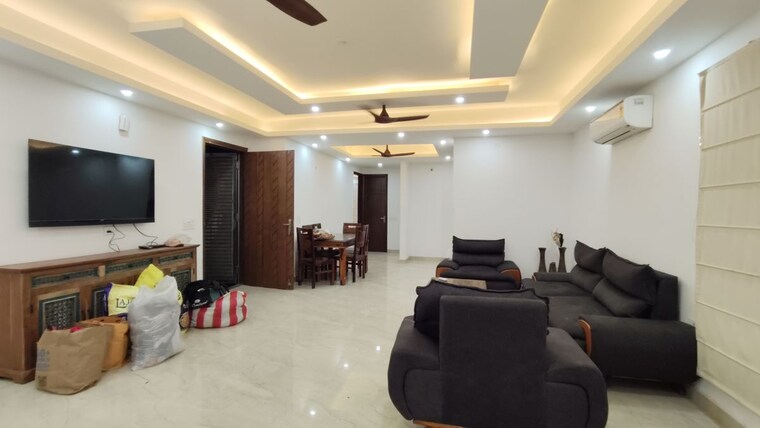 Living Room, saket 4 Bedroom 200 Sq.Ft. Builder Floor In Saket Delhi 10289667