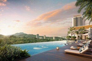 Swimming Pool in 2 BHK Apartment at Purva Panorama, Ghodbunder Road – for Sale