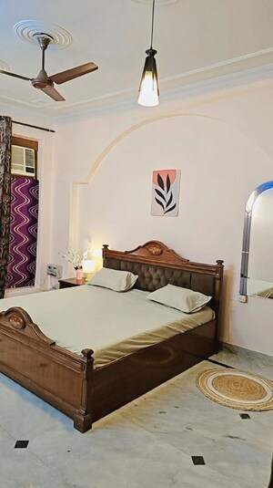 Bedroom in 3 BHK Builder Floor at Ansal Time Square, Sector 43 – for Rent