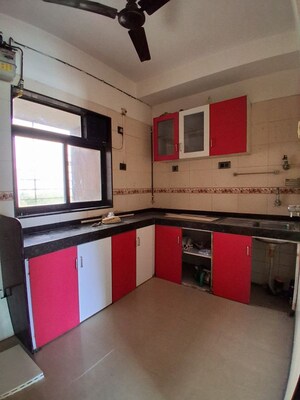 Kitchen in 2 BHK Apartment at Sai Tharwanis Heights, Sanpada – for Rent