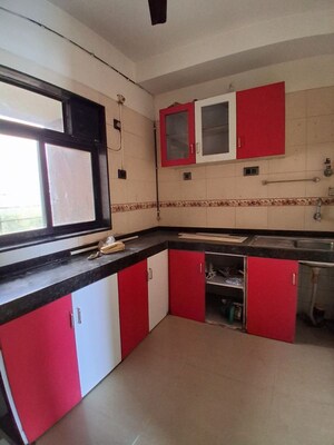 Kitchen in 2 BHK Apartment at Sai Tharwanis Heights, Sanpada – for Rent