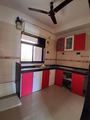Kitchen in 2 BHK Apartment at Sai Tharwanis Heights, Sanpada – for Rent