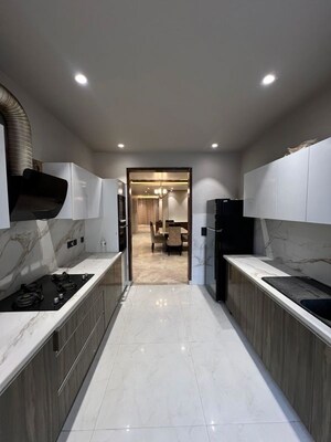 Kitchen in 3 BHK Builder Floor at Empire Floors, Sector 57 – for Rent