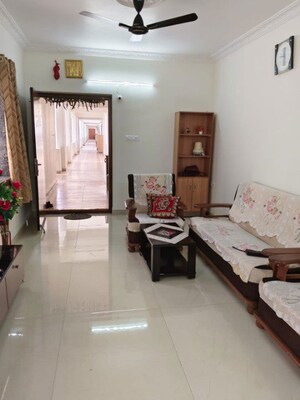 Living Room in 3 BHK Apartment at Regalia Krishna Kunj Central Courtyard, Qutubullapur – for Sale