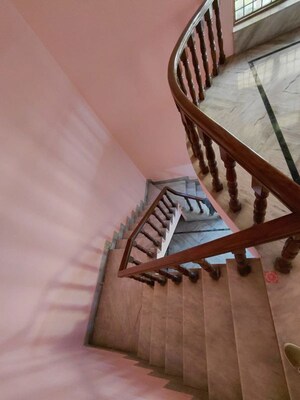 Staircase in 3 BHK Independent House at Gms Road – for Rent