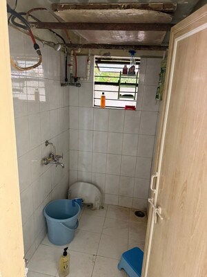 Bathroom in 3 BHK Apartment at Goel Ganga Geet Ganga, Aundh – for Rent