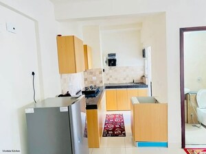 Kitchen in 1 RK Apartment at Purva Silversands, Mundhwa – for Rent