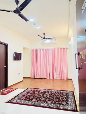 Living Room in 1 RK Apartment at Purva Silversands, Mundhwa – for Rent