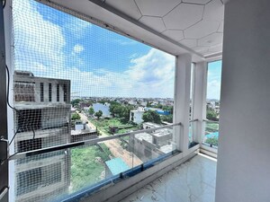 Balcony in 4 BHK Apartment at Aastha Appartment, Mansarovar – for Rent