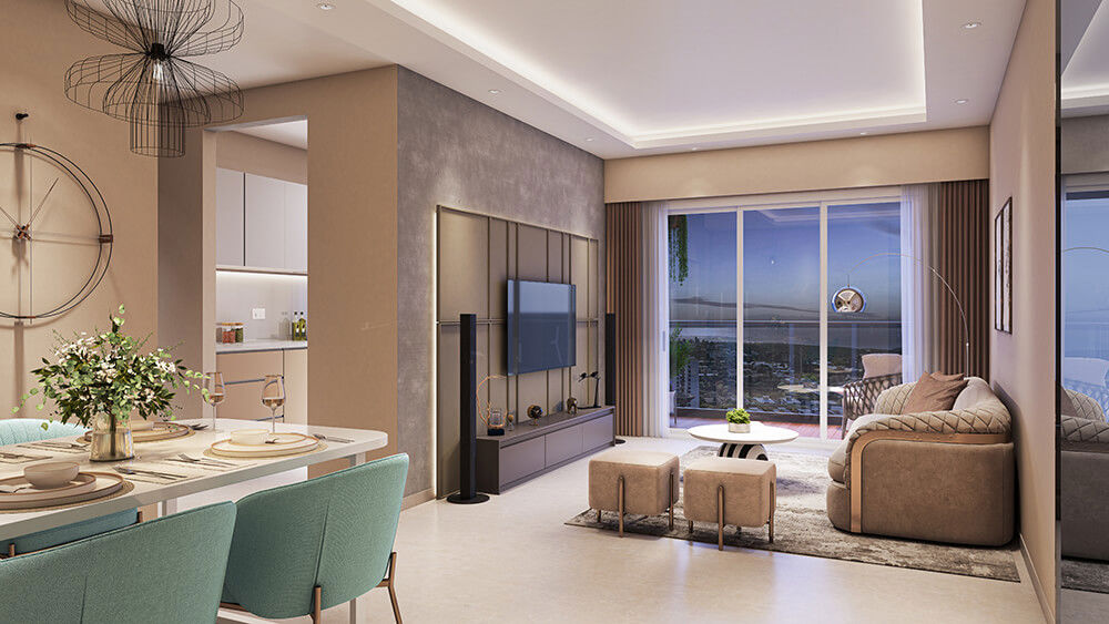 3.5 BHK + Study Room Apartment For Sale in Adani Airica