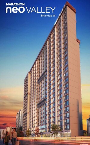 1 BHK Apartment – Exterior View View at Marathon Neo Valley, Bhandup West - for Sale