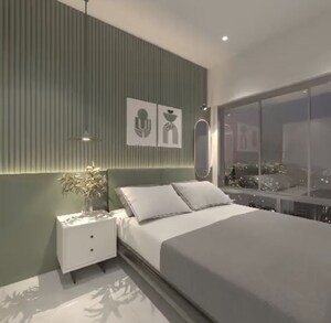 Kitchen in 1 BHK Apartment at Marathon Neo Valley, Bhandup West – for Sale