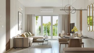 Living Room in 3 BHK Apartment at Thane West – for Sale