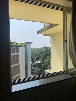 Balcony in 1.5 BHK Apartment at Om Arcade Dadar West, Dadar West – for Rent