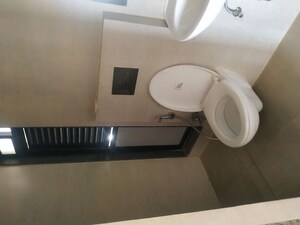 Bathroom in 3 BHK Apartment at Nirmal City Of Joy, Mulund West – for Rent