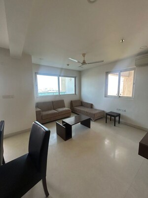 Living Room in 3.5 BHK Apartment at Golf Edge, Gachibowli – for Rent