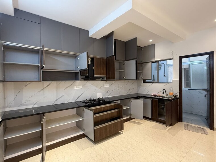 Kitchen, om-sree-signet 3 Bedroom 2435 Sq.Ft. Apartment In Yapral Hyderabad 10290676