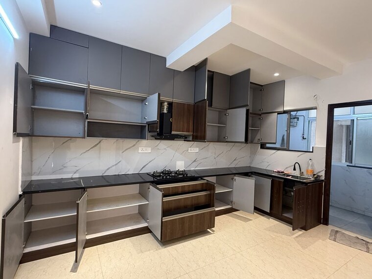 Kitchen, om-sree-signet 3 Bedroom 2435 Sq.Ft. Apartment In Yapral Hyderabad 10290676