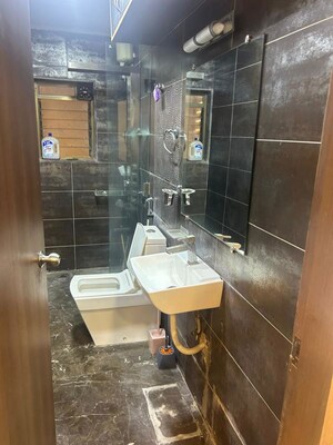 Attached Bathroom in 2 BHK Apartment at Lokhandwala Complex – for Rent