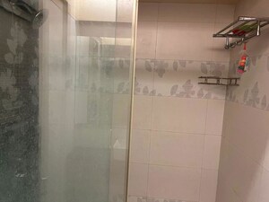 Bathroom in 2 BHK Apartment at Rachana Beverly Hills, Baner – for Rent