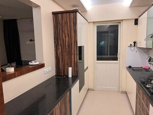Kitchen in 2 BHK Apartment at Rachana Beverly Hills, Baner – for Rent