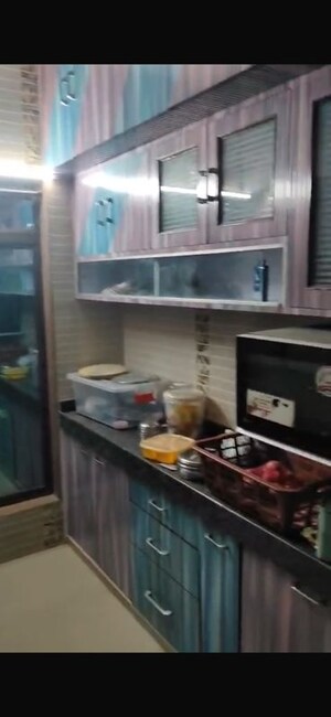 Kitchen in 1 BHK Apartment at Balaji Heights, Bhandup West – for Rent