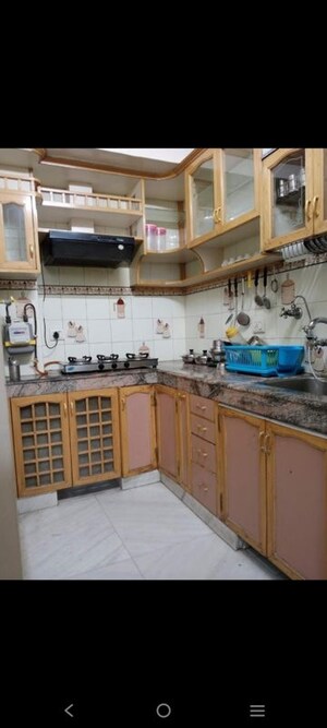 Kitchen in 2 BHK Builder Floor at East Of Kailash – for Rent
