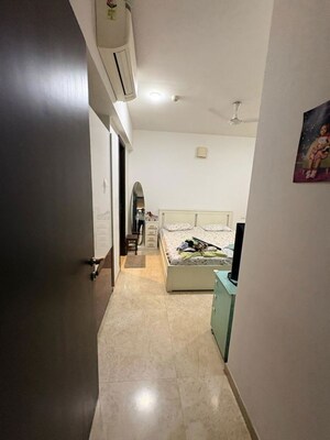 Bathroom in 2 BHK Apartment at Hiranandani Atlantis, Powai – for Rent