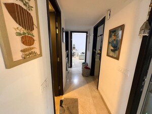 Living Room in 2 BHK Apartment at Hiranandani Atlantis, Powai – for Rent